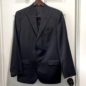 Lauren Ralph Lauren Trim Fit Navy Wool Blazer 39R